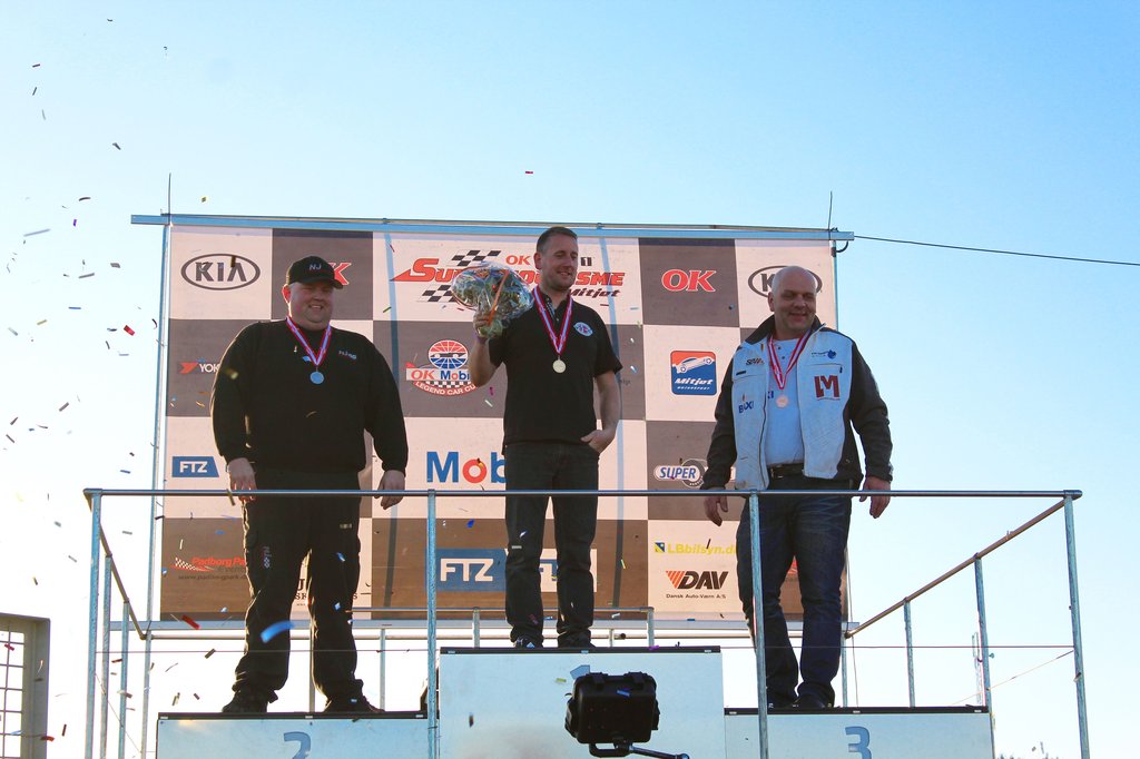 Division 2 mesterskabet – Martin Sørensen foran Steffen Alsing Jørgensen og Kurt Poulsen
(Foto: JJ Media)